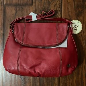 The Sak genuine leather red bag
